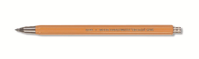 Карандаш цанговый D=2,5 мм., с точилкой L=120мм. "Koh-i-noor" Карандаш цанговый D=2,5 мм., с точилкой L=120мм. "Koh-i-noor"