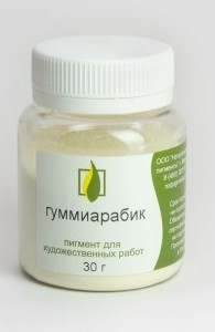 Гуммиарабик (30 г) "Натуральные пигменты" Гуммиарабик (30 г) "Натуральные пигменты"