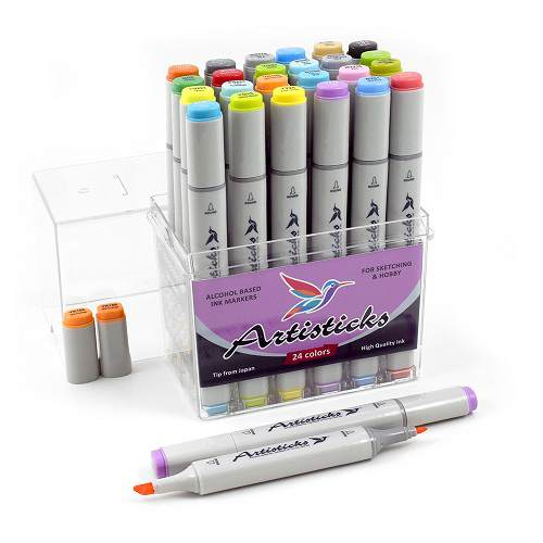 Набор маркеров ARTISTICKS STYLE, BOX 24 цвета / ARS 100