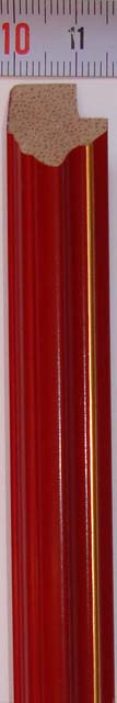 Багет деревянный (1м.) APR CM 1017 SRD матовый красный "Малайзия"