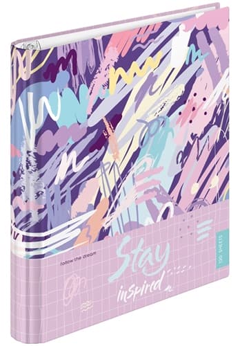 Тетрадь на кольцах А5, 120л., 60-65 г/м2, ArtSpace "Стиль. Stay inspired", глянцевая ламинация Тетрадь на кольцах А5, 120л., 60-65 г/м2, ArtSpace "Стиль. Stay inspired", глянцевая ламинация