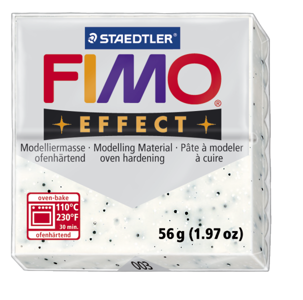 Пластика "Fimo effect", брус 56гр. Эф.камня Мрамор