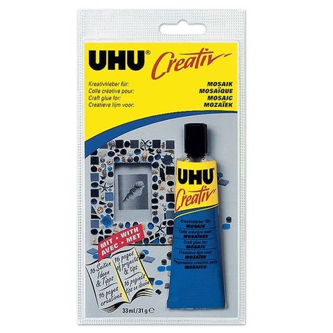 Клей UHU для мозаики CREATIV, туба 33мл, 47335 Клей UHU для мозаики CREATIV, туба 33мл, 47335