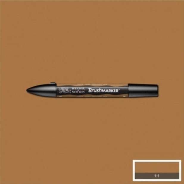Маркер Brushmarker двухсторонний на спирт.основе цв.O535 Коричневый какао Winsor&Newton