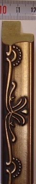 Багет пластиковый (1м.)(L 2.9м.) "Минерва" K188-1324 Темное серебро (M 243-02)