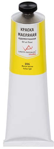 Краска масляная 120мл "VISTA-ARTISTA" Studio VAOS-120 206 Желтая светлая / Кадмий желтый светлый (А) Краска масляная 120мл "VISTA-ARTISTA" Studio VAOS-120 206 Желтая светлая / Кадмий желтый светлый (А)