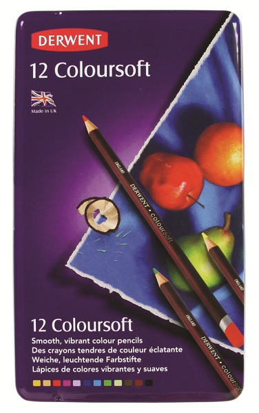 Набор цветных карандашей "Coloursoft" 12цв. в метал. кор. "Derwent" Набор цветных карандашей "Coloursoft" 12цв. в метал. кор. "Derwent"