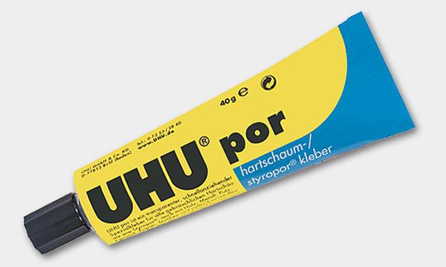 Клей универсальный для пористых пластиков UHU Por 40 гр. / 50 мл, 41341 Клей универсальный для пористых пластиков UHU Por 40 гр. / 50 мл, 41341