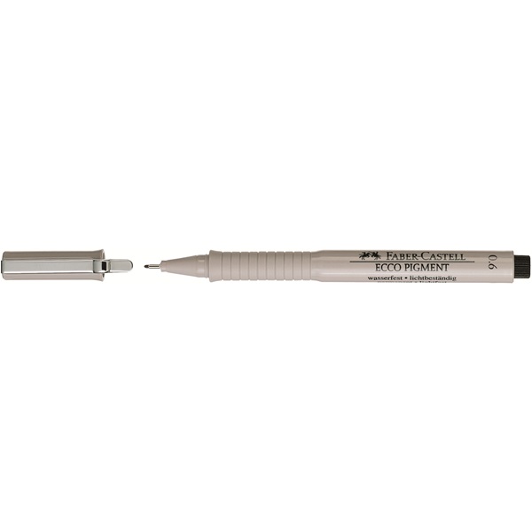 Ручка капиллярная Faber-Castell ECCO PIGMENT для черчен. 0,6мм Ручка капиллярная Faber-Castell ECCO PIGMENT для черчен. 0,6мм