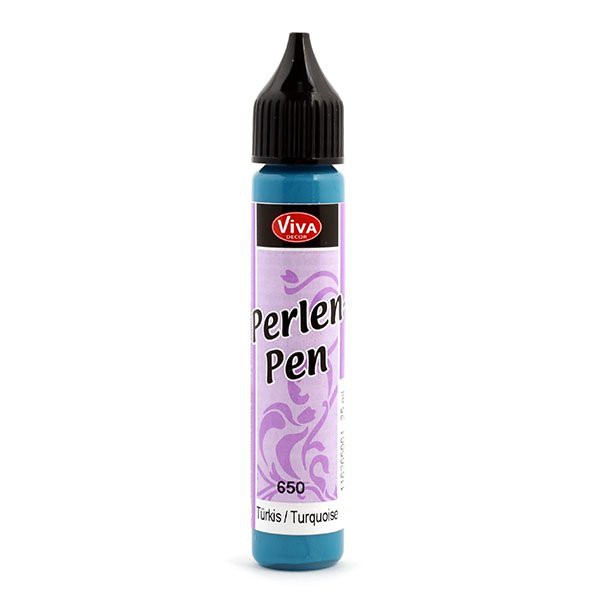 Краска для создания жемчужин "Perlen-Pen",Бирюзовый, 25мл. "Viva Decor"