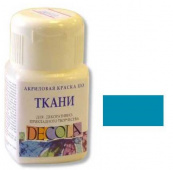Акрил по ткани Бирюзовая DECOLA, 50мл. Акрил по ткани Бирюзовая DECOLA, 50мл.