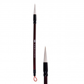 Кисть для каллиграфии из козы, ворс мягкий, диам -7 мм, CALLIGRA 253-1, ручка деревянная