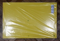 Картон плакатный 48*68см 400г/м (1лист)(уп.10л) жёлтый WEROLA