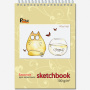 Блокнот для зарисовок А5, 60л., «SKETCHBOOK», офсет 100г/м, гребень, жесткая подложка, 23с7