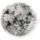 Поталь в хлопьях, серебро, вес 2 гр