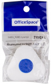 Ластик OfficeSpace "Expert", треугольный, термопластичная резина, пластиковый держатель, 37,5*35*9мм