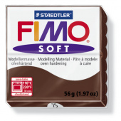 Пластика "Fimo soft", брус 56гр. Какао