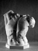 Гипсовая фигура торс Лаокоона, 68см