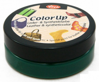 Краска для кожи и синтетики Color up, 50 мл, зеленый "Viva"