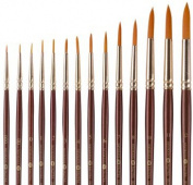 Кисть синтетика круглая, ручка короткая №10 "Decola" ширина 5мм Кисть синтетика круглая, ручка короткая №10 "Decola" ширина 5мм