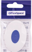 Ластик OfficeSpace "Profi XL", овальный, большой, термопластичная резина, пластик. держатель, 60*50*