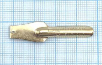 Перо плакатное, толщина линии 6мм позолоченное Manuscript Poster №6