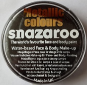 Краска для лица и тела 18мл. черный металлик "Snazaroo"