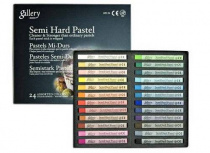 Набор пастели сухой полутвердой квад.24 цв 8х8х80мм проф-ная Mungyo Gallery Semi Hard карт.коробка