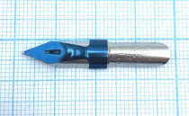 Перо для орнамента, толщина линии 0,5мм полированное с наконечником Manuscript Ornamental №1/2