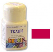 Акрил по ткани Красная DECOLA, 50мл.