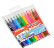 Набор фломастеров-кисточек "Цветик" 12 цветов