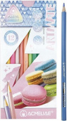 Набор цветных пастельных карандашей ACMELIAE Pastel Artmate 12цв. в картонном футляре

