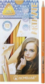 Набор цветных телесных карандашей ACMELIAE Skin Artmate 12цв. в картонном футляре