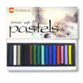 Пастель "Времена года" - "Зима" 16 цветов картон "Олки"