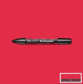 Маркер Brushmarker двухсторонний на спирт.основе цв.R666 Красный Winsor&Newton