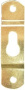 Пластина подвесная 15х58мм, латунь, (1шт.)(Уп. 200 шт.) TS-K104