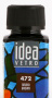 Краска лаковая по стеклу "idea vetro" Коричневый (60мл.) "Maimeri"