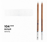 Карандаш акварельный "Белые ночи" №104 Белый Карандаш акварельный "Белые ночи" №104 Белый