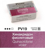 Акварель Pinax "ЭКСТРА" в кювете 2,5 мл PV19 Хинакридон фиолетовый