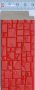 Багет пластиковый (1м. L-2,9м.) BR 1428-RED "Ю.Корея"