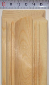Рейка C 6 деревянная, профилированная, не сращенная 20х59мм. (1м.) L- от 2-3м "4 Пальца"