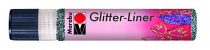 Контур универсальный с блестками 25мл. Glitter Liner Marabu Графит