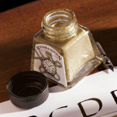 Тушь Winsor&Newton для рисования, золотой, флакон c пипеткой 14мл