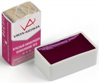 Акварель в кювете художественная 2.5 мл "VISTA-ARTISTA" VAW 316 красный хинакридон