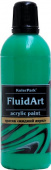 Краска декоративная, жидкий акрил Fluid Art "KolerPark" 800 мл., зеленый КР.316