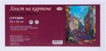 Холст на картоне 20 х 40 см.