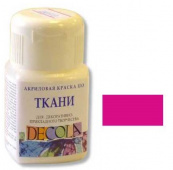 Акрил по ткани Розовая темная DECOLA, 50мл.