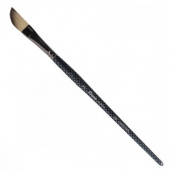 Кисть синтетика плоскоовальная скошенная, руч.кор. (Юж.Корея) ARTISTS HI-TECH 249 N 1 "Pinax"