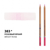 Карандаш профессиональный акварельный "Белые ночи" №383, розовый яркий Карандаш профессиональный акварельный "Белые ночи" №383, розовый яркий