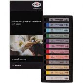 Набор сухой художественной пастели средней мягкости Гамма "Старый мастер", 12 цветов, картон. Уп.